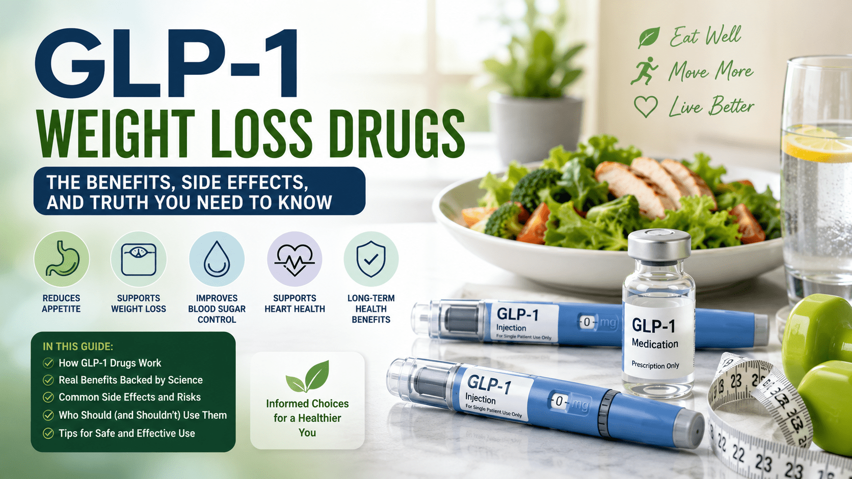 GLP-1 Weight Loss Drugs: Benefits, Side Effects & What You Need to Know in 2026 16 GLP-1 Weight Loss Drugs
