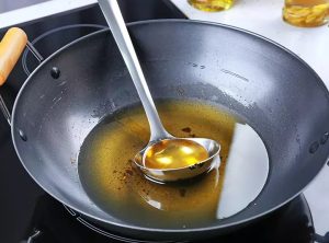 Using the same oil twice for cooking purposes