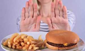 Avoid fast food. Eat less food like pastries, chocolate