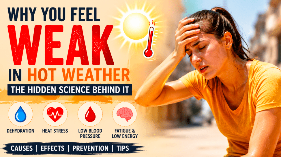 You are currently viewing Why You Feel Weak in Hot Weather – The Hidden Science Behind It