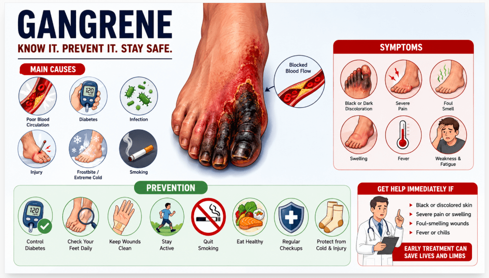 You are currently viewing Gangrene: 5 Critical Warning Signs You Must Never Ignore